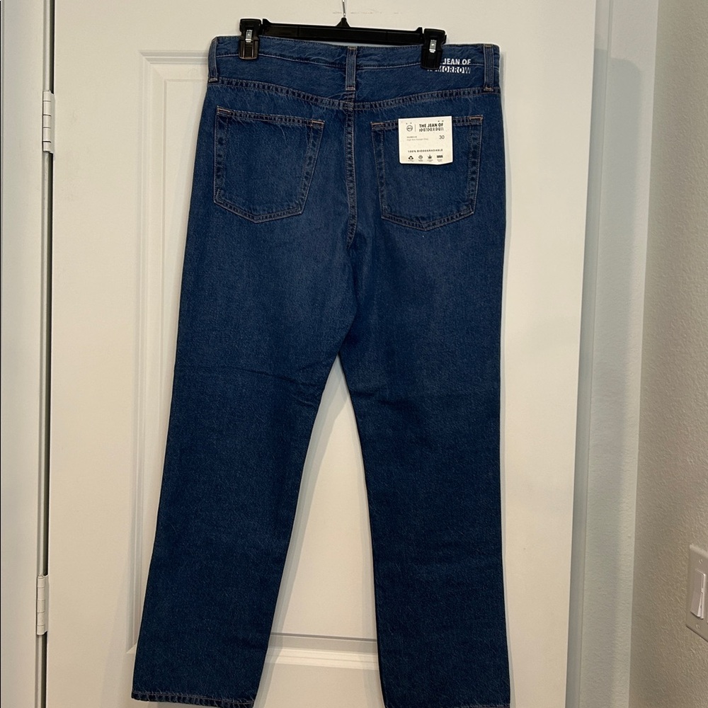 AG High Rise Button Denim - Picture 5 of 11